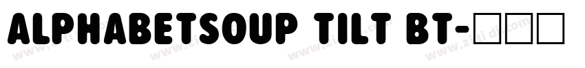 AlphabetSoup Tilt BT字体转换